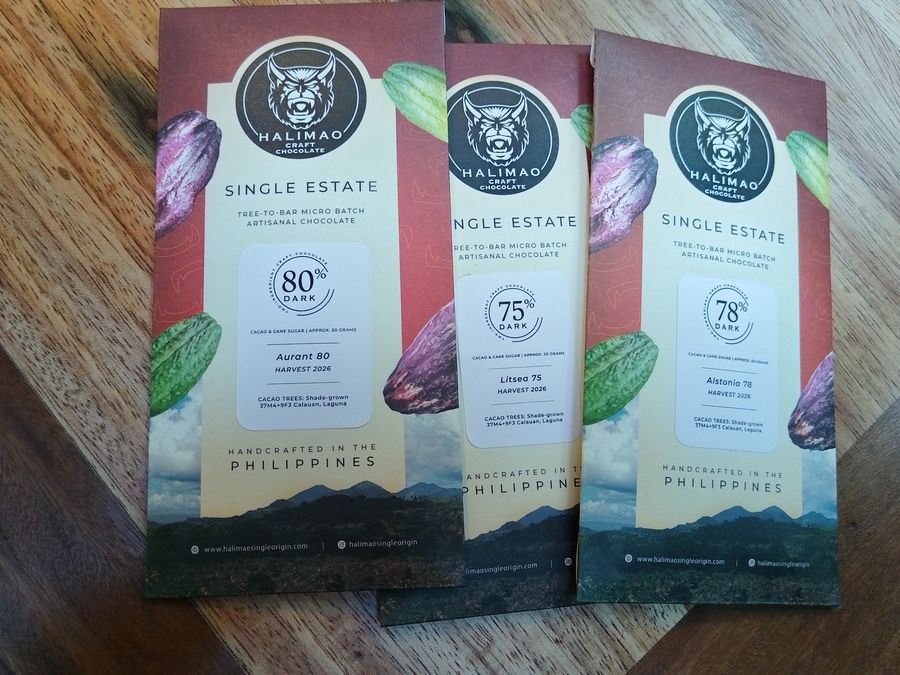 Halimao chocolate bars